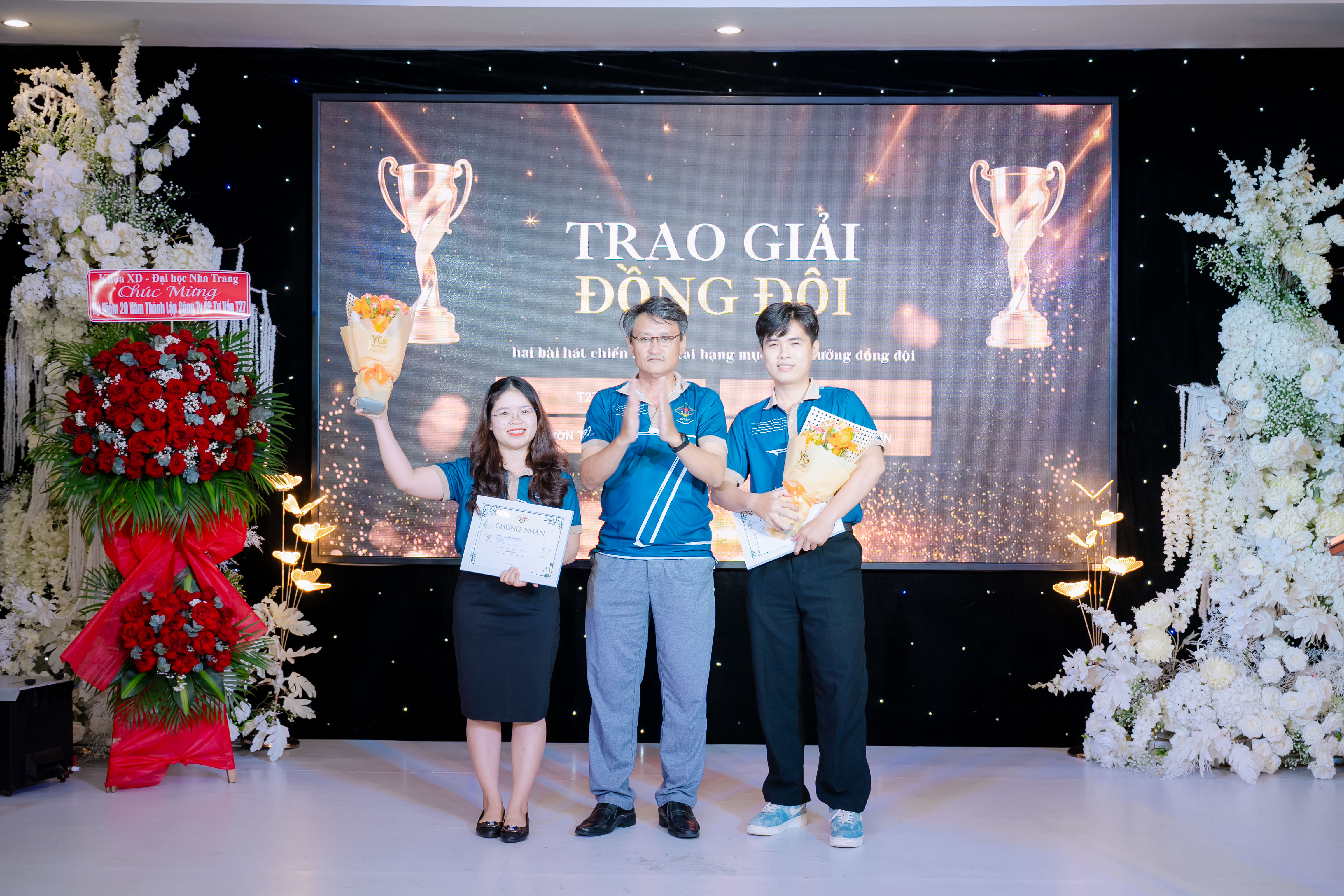 T27 team's radiant smiles closing the Gala night